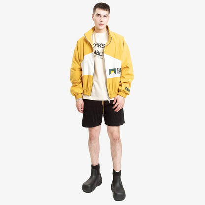 New-RHUDE Summer lettering logo embroidered shorts