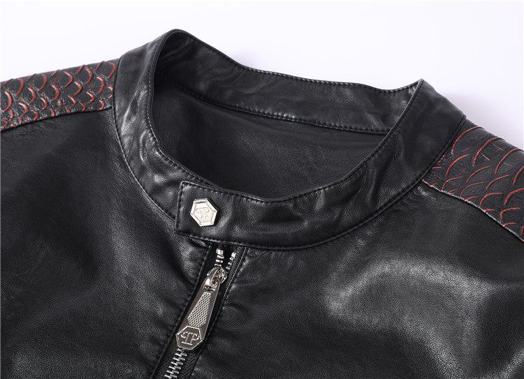 New-PHILIPP 6979 Padded leather jacket