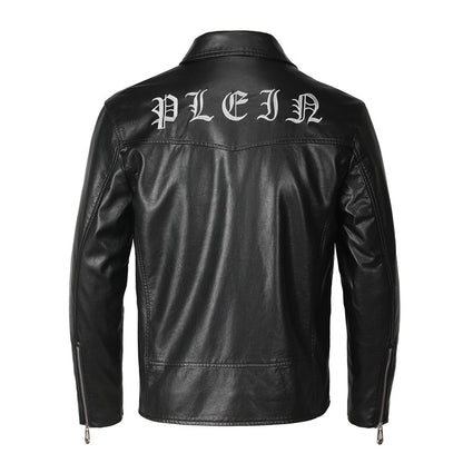 New-PHILIPP 6982 Padded leather jacket