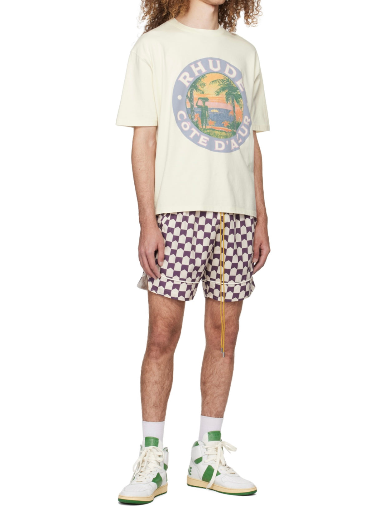 New-RHUDE Coastline sunset poster T-shirt