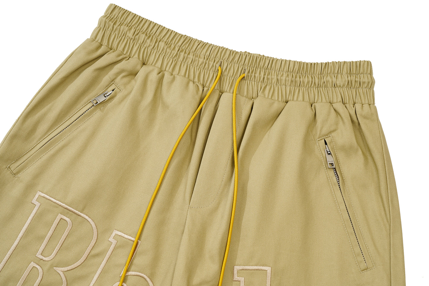 New-RHUDE Summer logo embroidered drawstring shorts