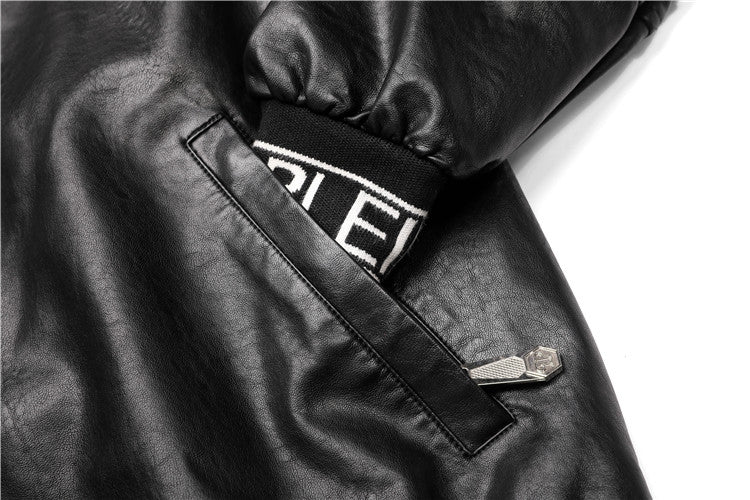 New-PHILIPP 6969 Padded leather jacket