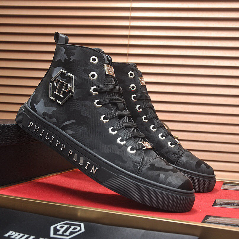 New-PHILIPP High top Leather shoes