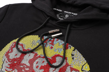 New-PHILIPP 8646 Diamonds Hoodie