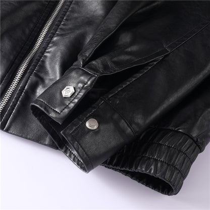 New-PHILIPP 6968 Padded leather jacket