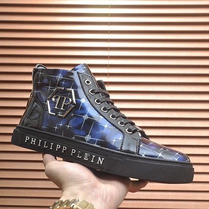 New-PHILIPP High top Leather shoes