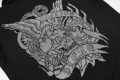 New-PHILIPP 8671 Diamonds Hoodie