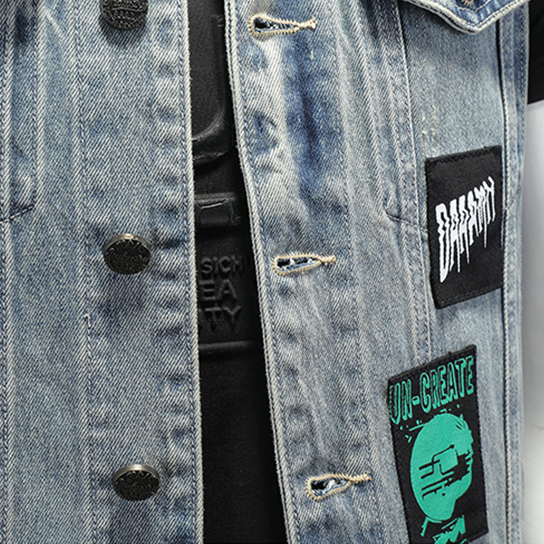 NEW-DSQ2 24ss Denim Vest coat