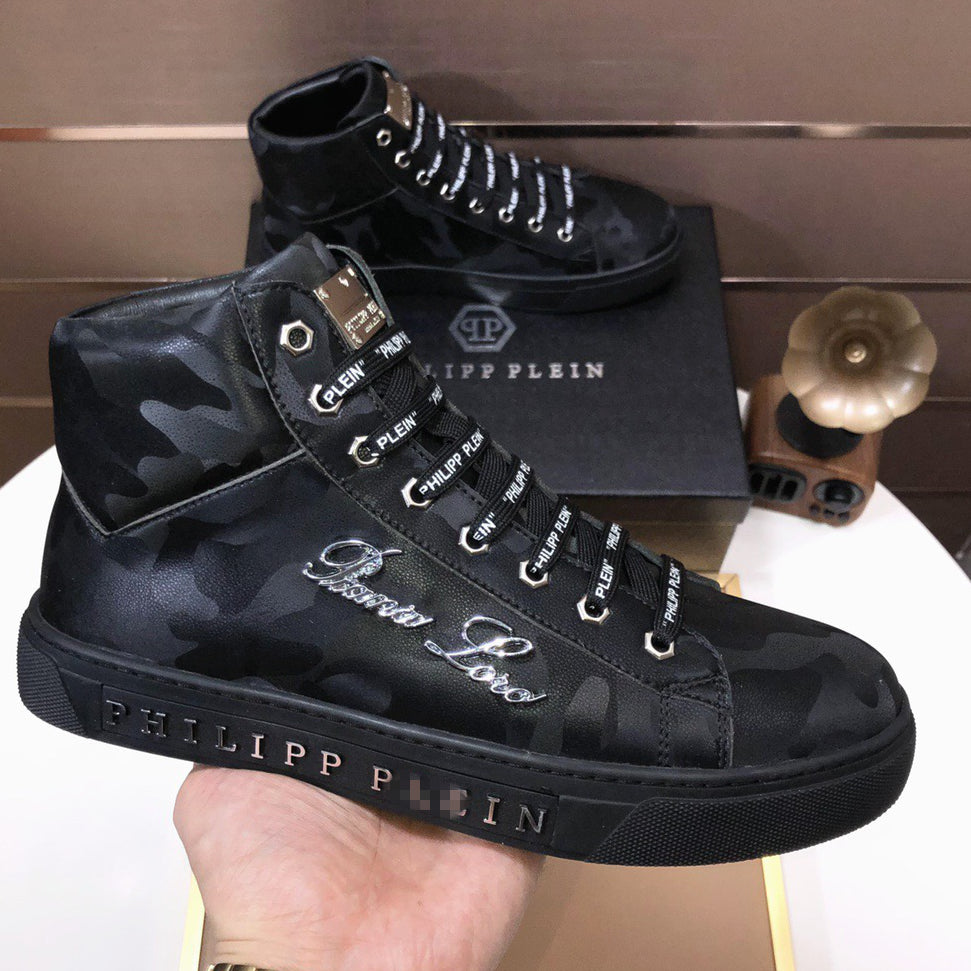 New-PHILIPP High Top leather shoes