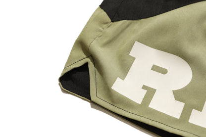 New-RHUDE Two-tone lettering print shorts