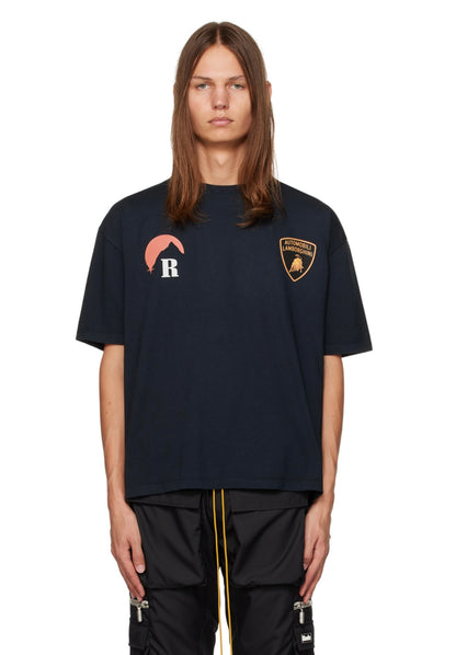 New-RHUDE Lamborghini classic sunset T-shirt