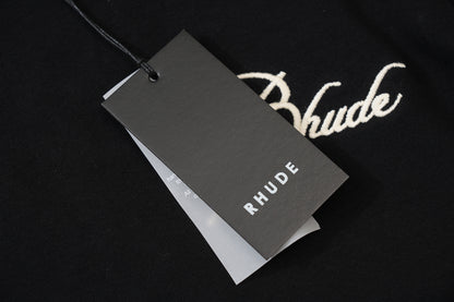 New-RHUDE Embroidered vintage long-sleeved T-shirt