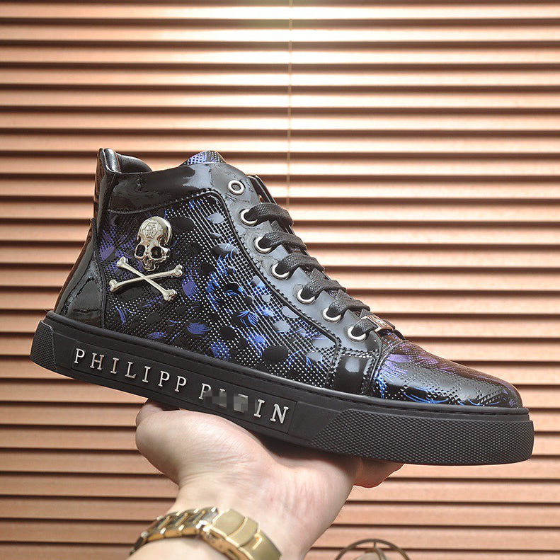 New-PHILIPP High top Leather shoes