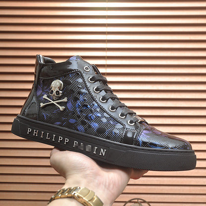 New-PHILIPP High top Leather shoes