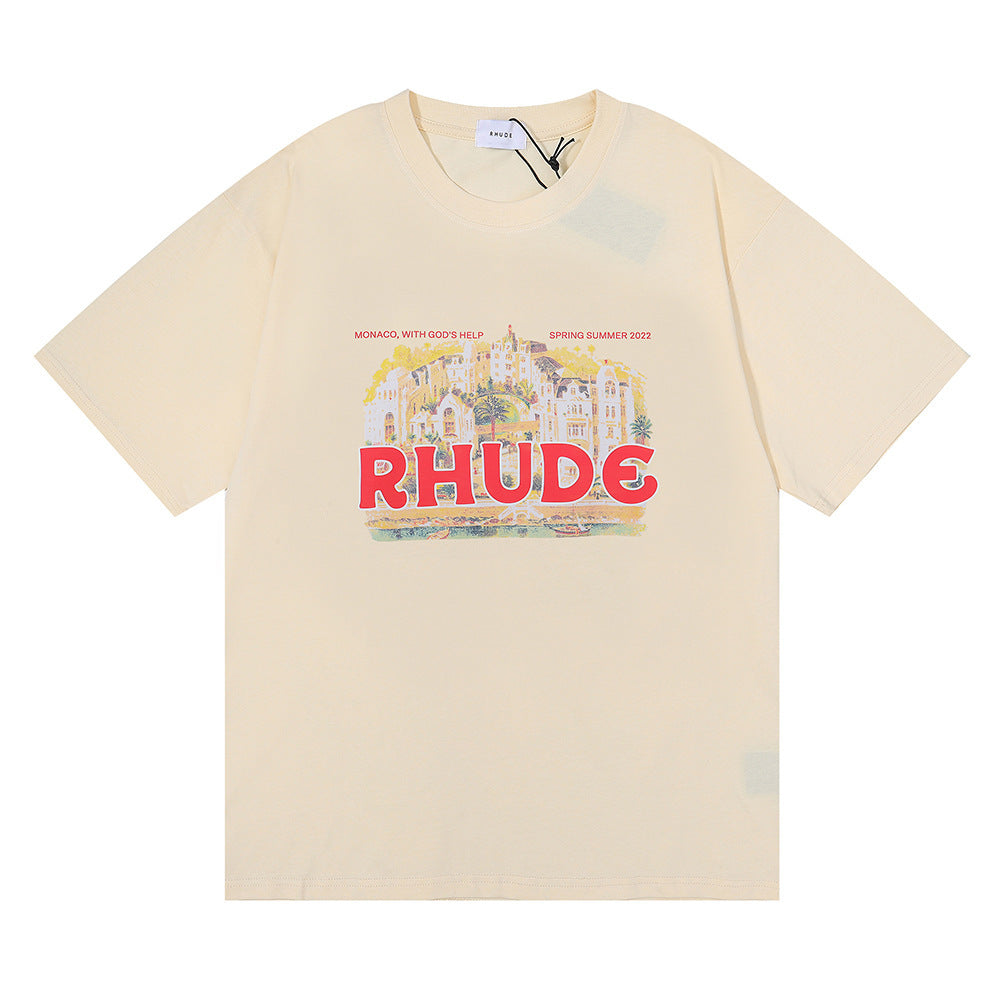 New-RHUDE Couple prints T-shirt