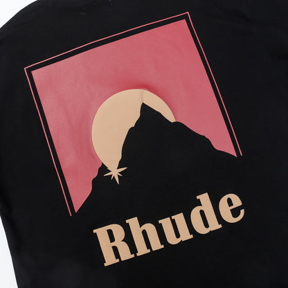 New-RHUDE Sunset Print T-shirt