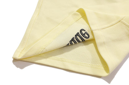 New-RHUDE Joint logo embroidered drawstring shorts