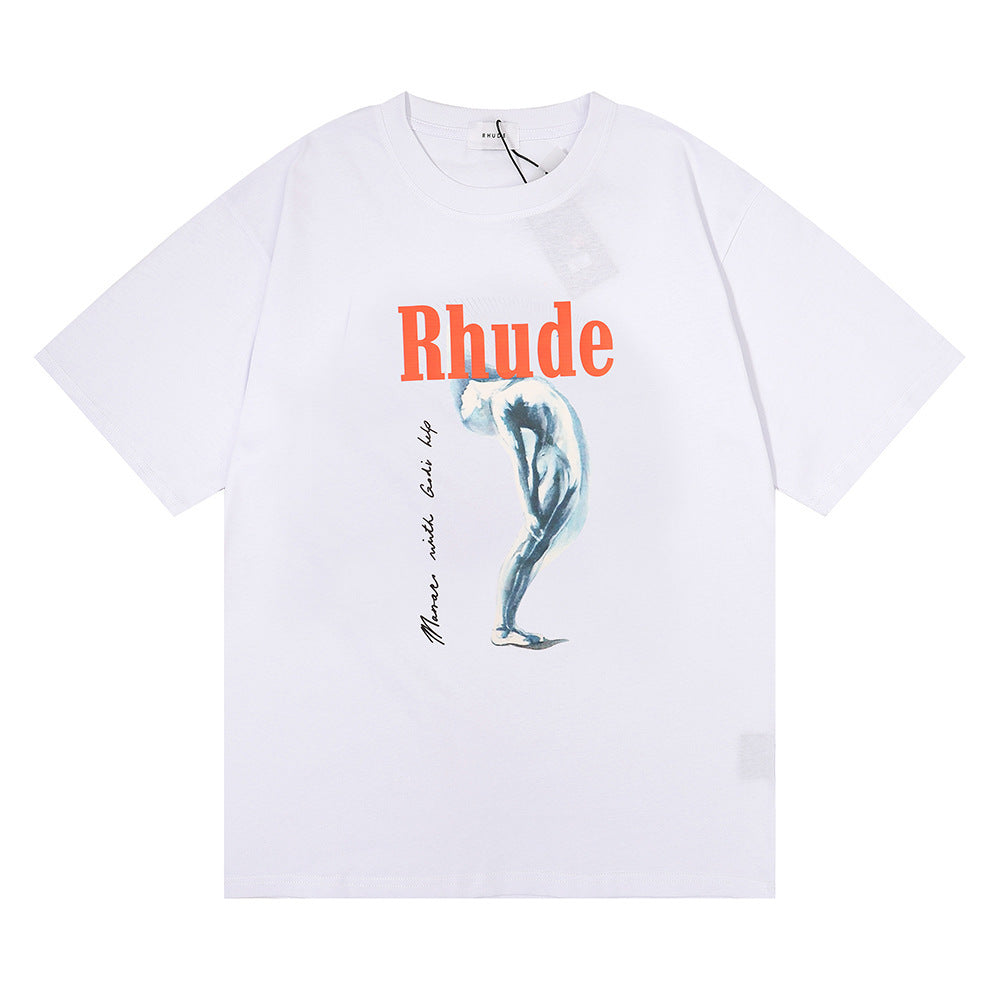 New-RHUDE portrait Prints T-shirt