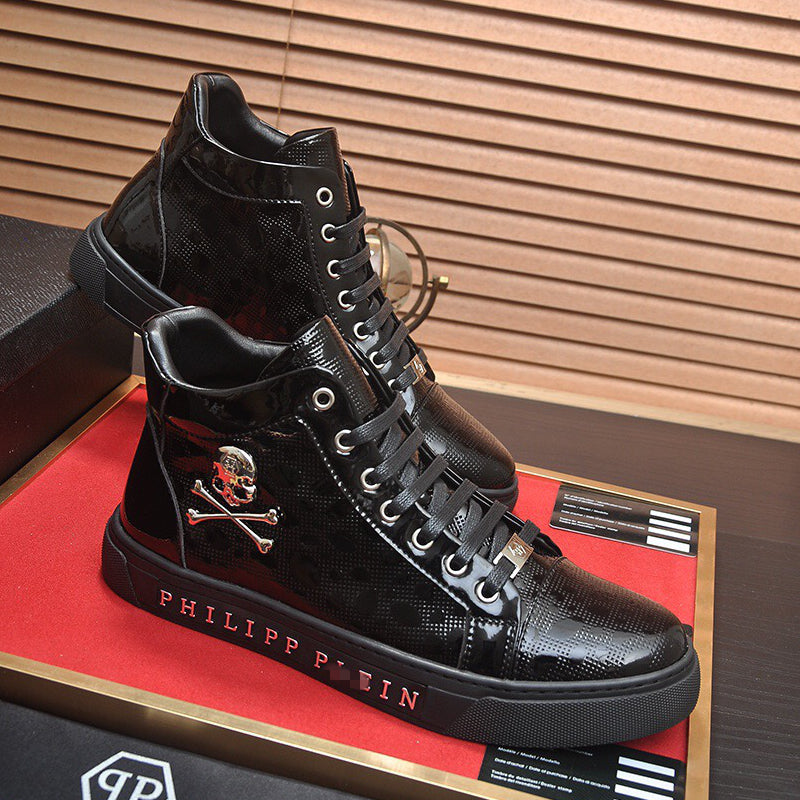 New-PHILIPP High top Leather shoes