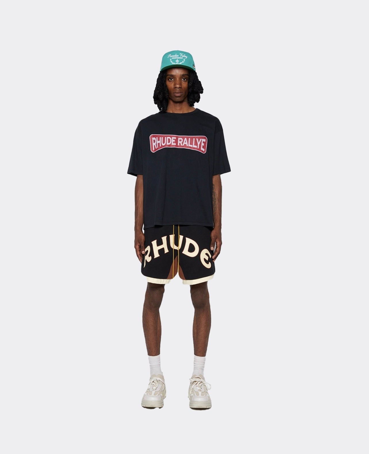 New-RHUDE Championship lettering slogan T-shirt