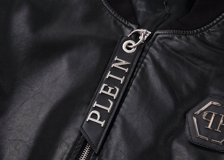 New-PHILIPP 6948 Padded leather jacket