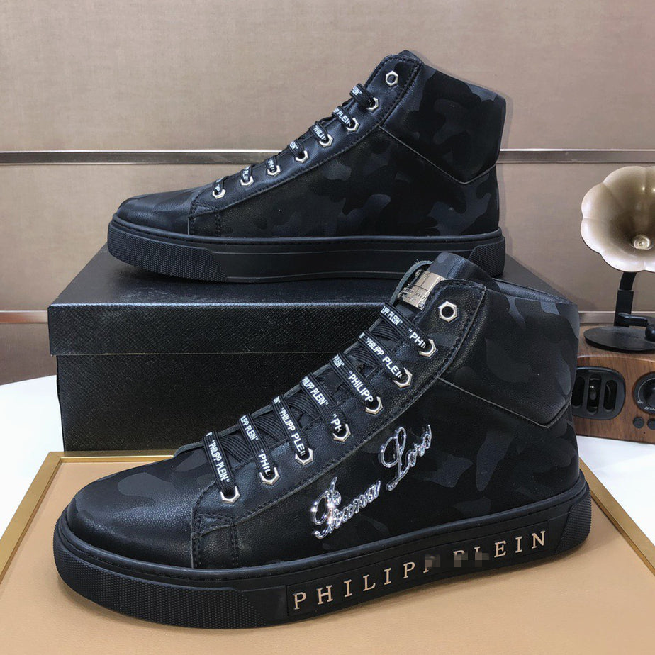 New-PHILIPP High Top leather shoes