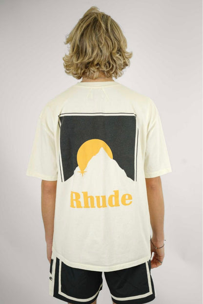 New-RHUDE sunset logo T-shirt