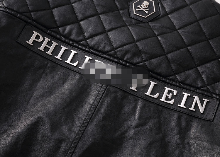 New-PHILIPP 6942 Padded leather jacket