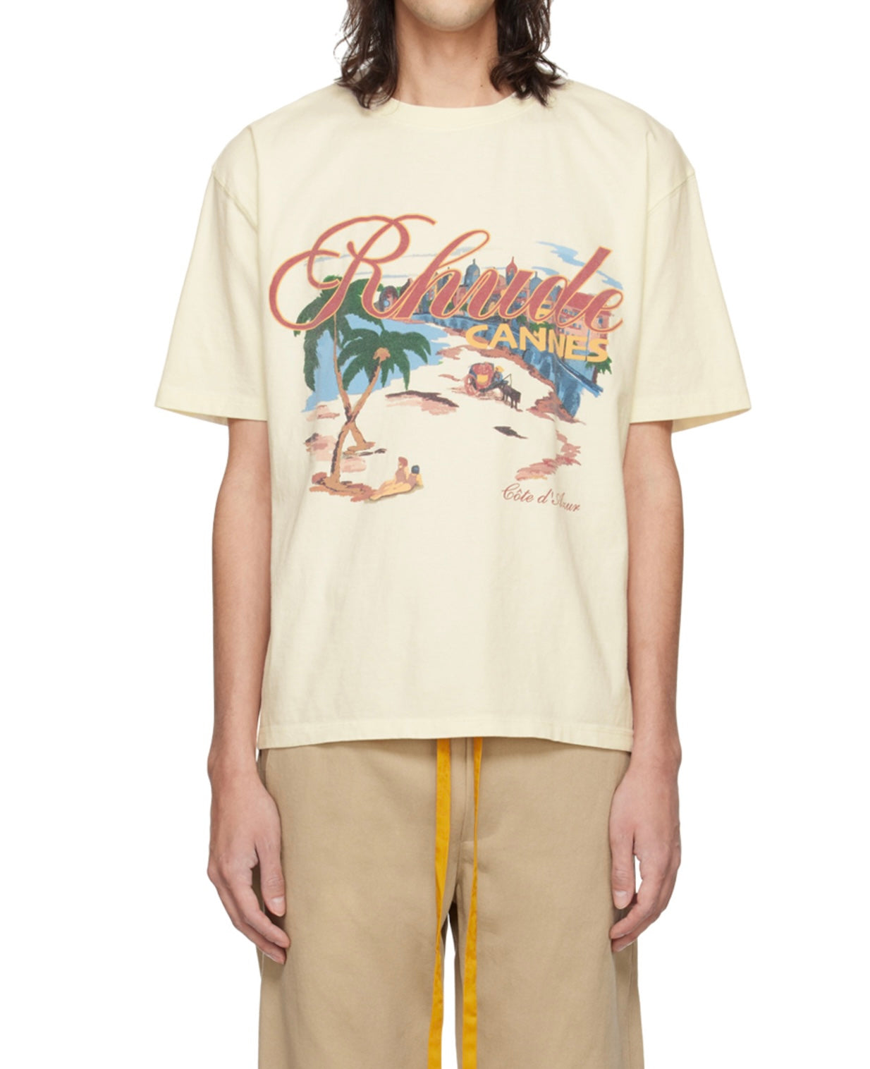 New-RHUDE Summer coconut beach T-shirt