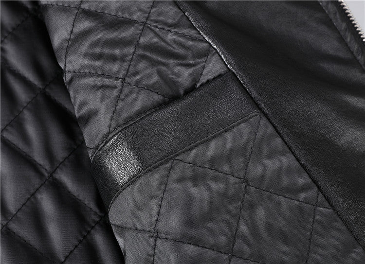 New-PHILIPP 6985 Padded leather jacket