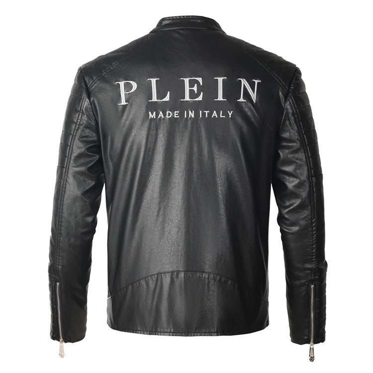 New-PHILIPP 6981 Padded leather jacket