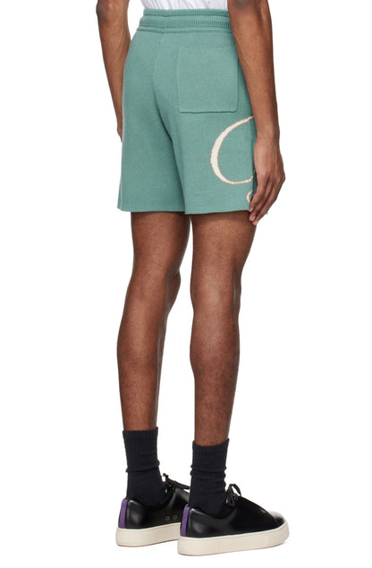 New-RHUDE Jacquard drawstring wool high street shorts