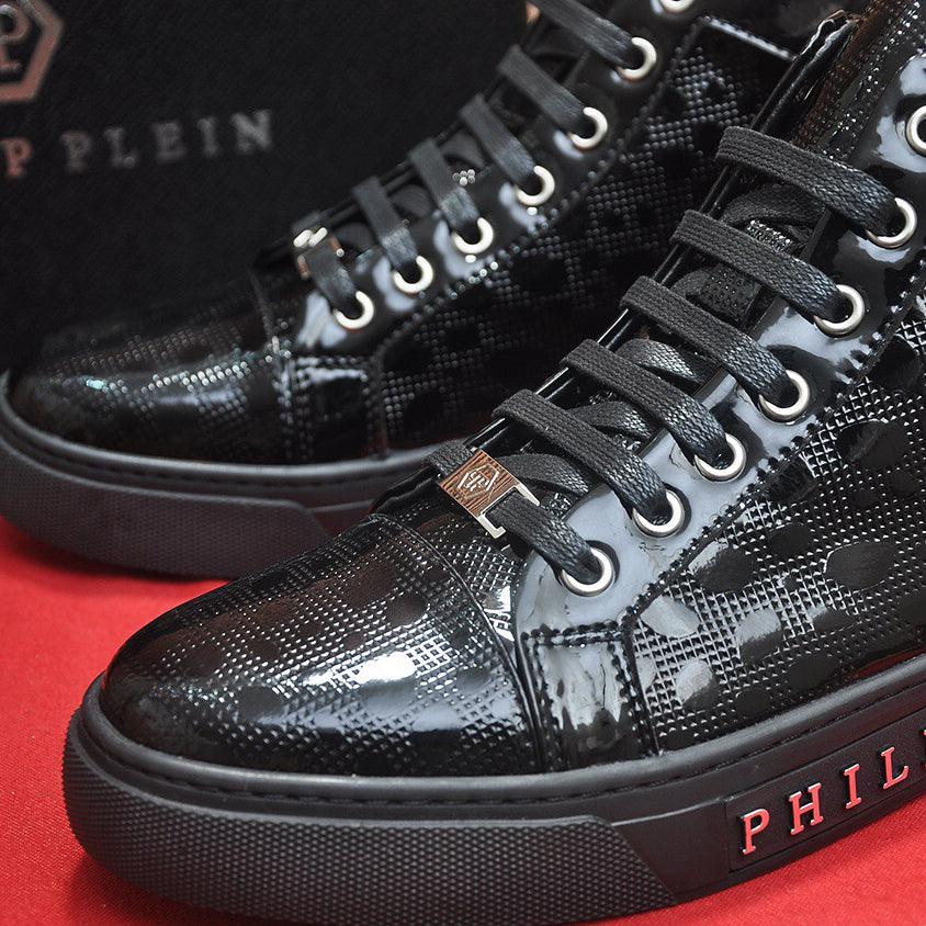 New-PHILIPP High top Leather shoes