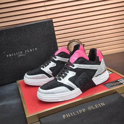 New-PHILIPP Diamond leather shoes