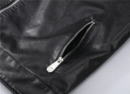 New-PHILIPP 6981 Padded leather jacket