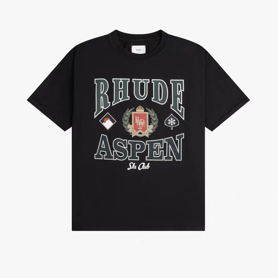 New-RHUDE Wheat ear logo vintage T-shirt