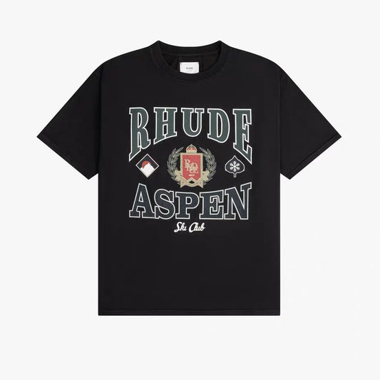 New-RHUDE Wheat ear logo vintage T-shirt