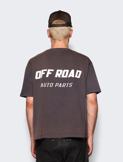 New-RHUDE Retro old slogan logo T-shirt