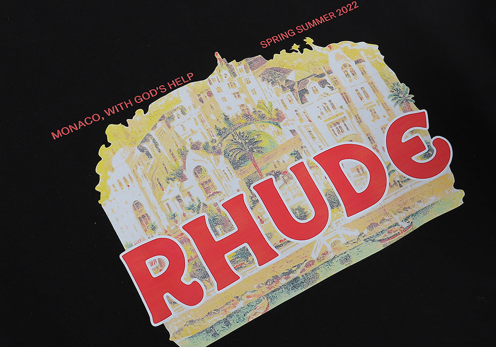 New-RHUDE Couple prints T-shirt