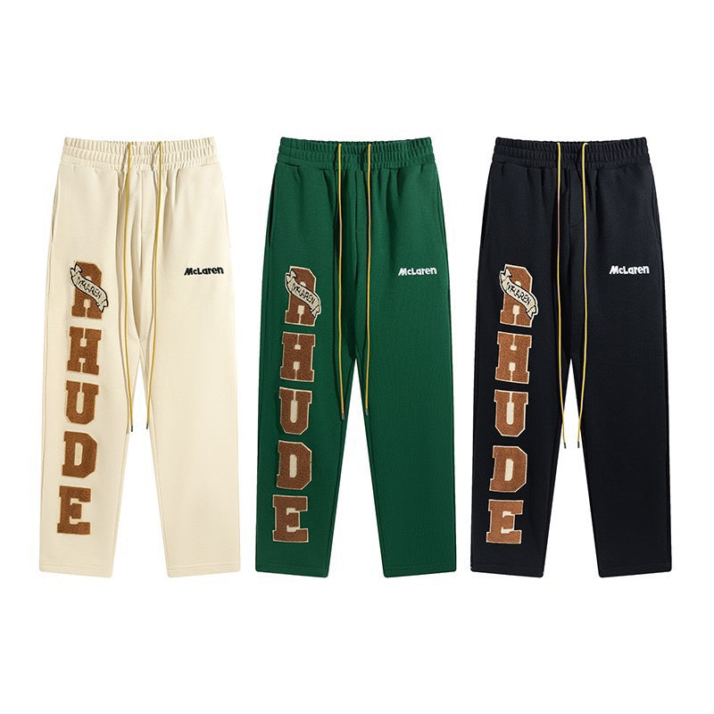 New-RHUDE Patchwork straight pants