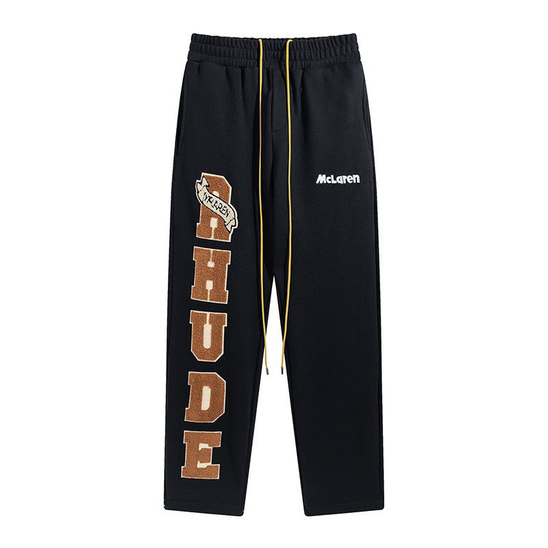 New-RHUDE Patchwork straight pants