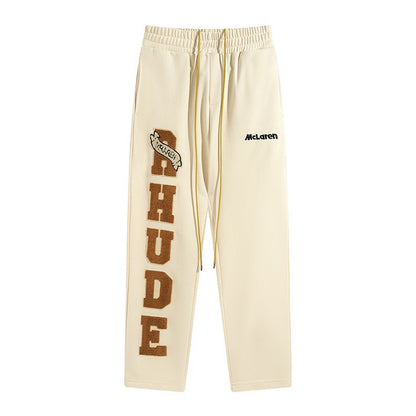 New-RHUDE Patchwork straight pants