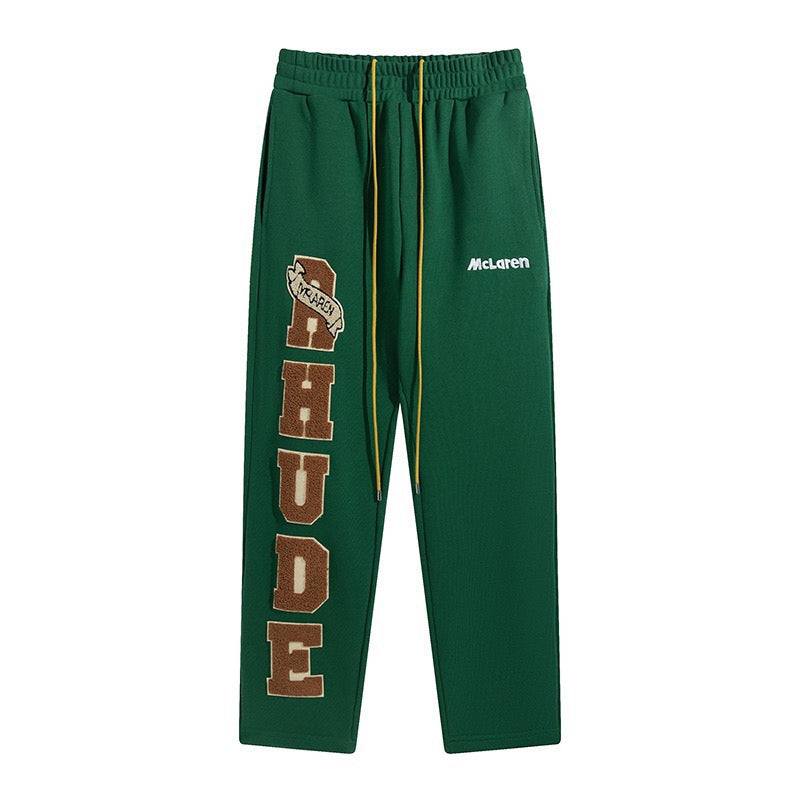 New-RHUDE Patchwork straight pants