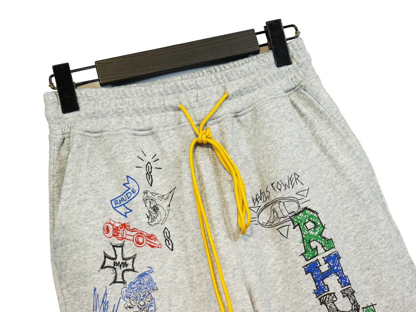 New-RHUDE Cartoon graffiti sweatpants