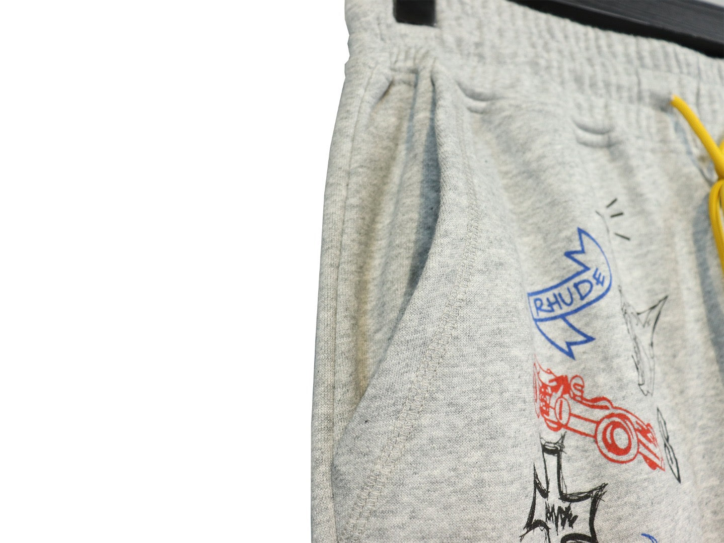 New-RHUDE Cartoon graffiti sweatpants