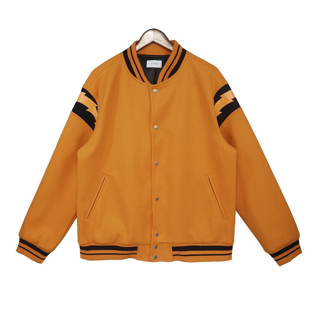 New-RHUDE Lightning woolen coat