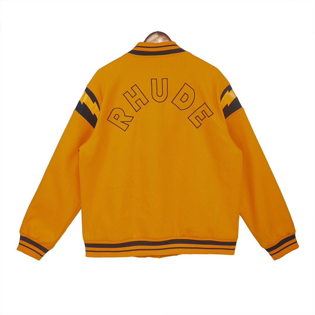 New-RHUDE Lightning woolen coat