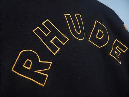 New-RHUDE Lightning woolen coat