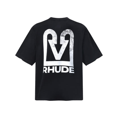 New-RHUDE Leopard print T-shirt