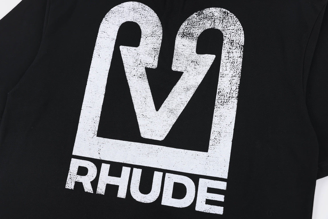 New-RHUDE Leopard print T-shirt